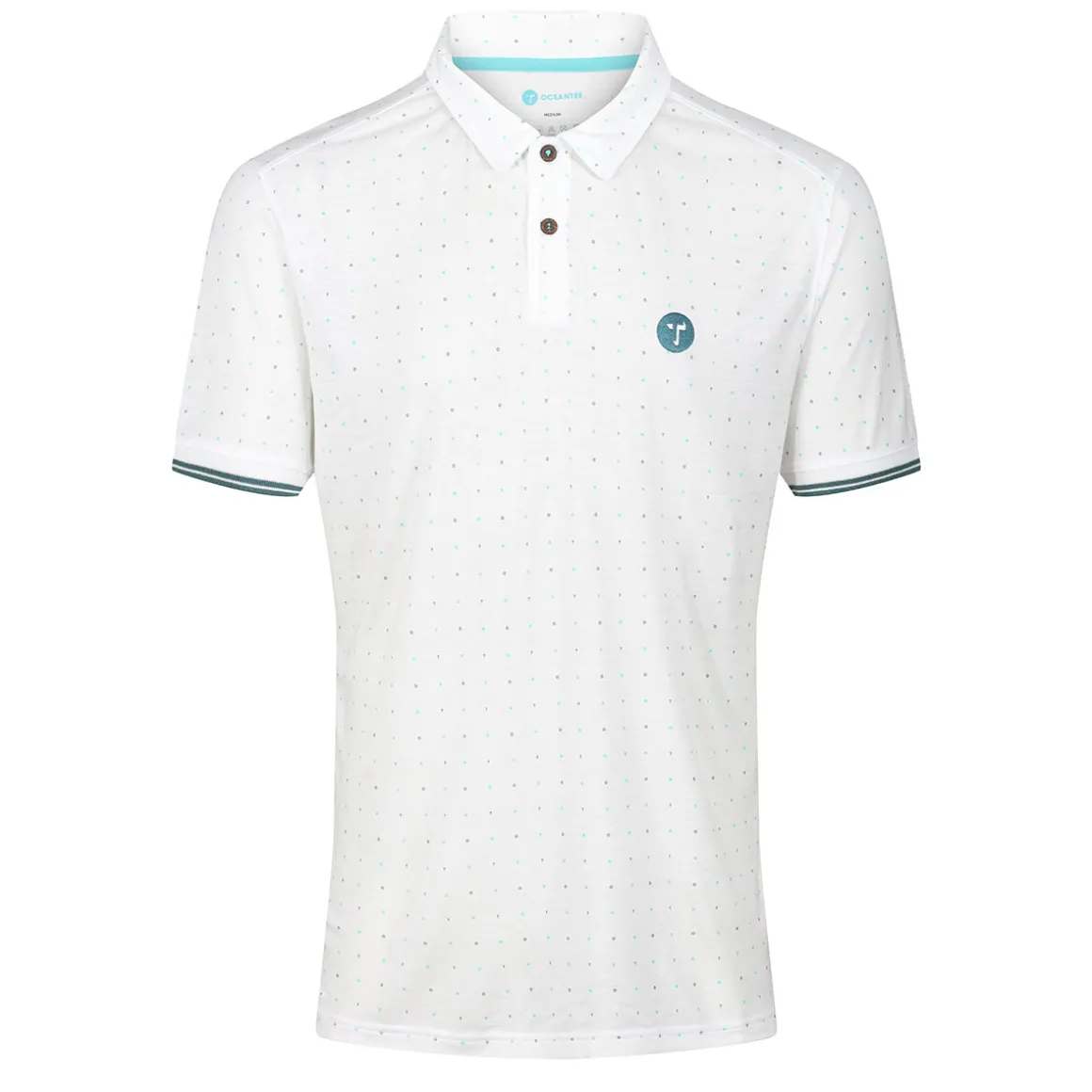 Stromberg OCEANTEE Repeat Print Golf Polo Shirt