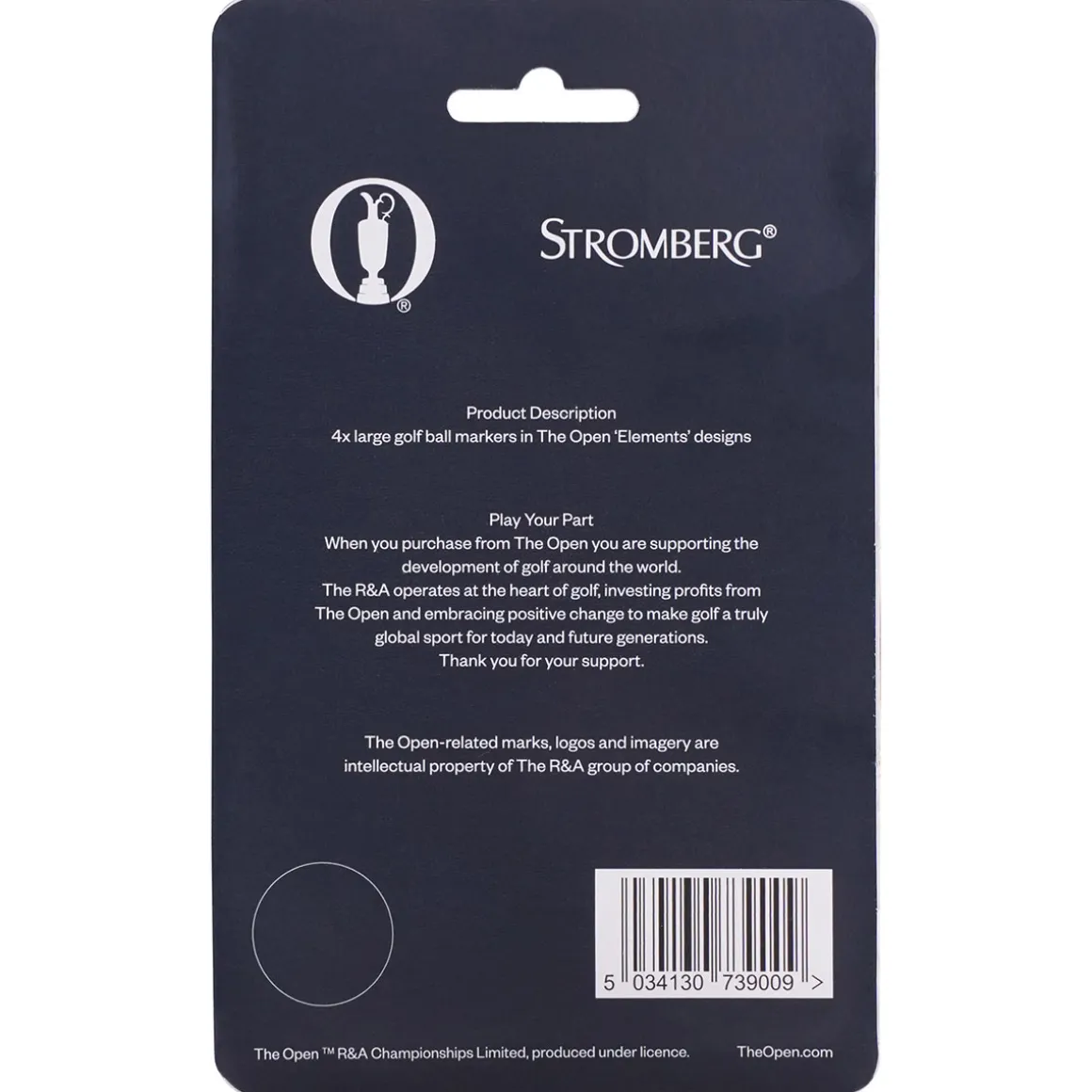 Stromberg The Open Elements Golf Poker Chip Ball Markers
