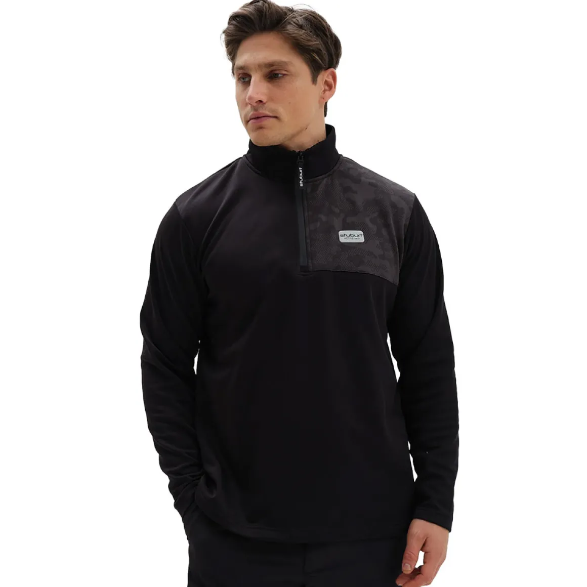 Stuburt Men's ACTIVE-Tech Half Zip Golf Midlayer