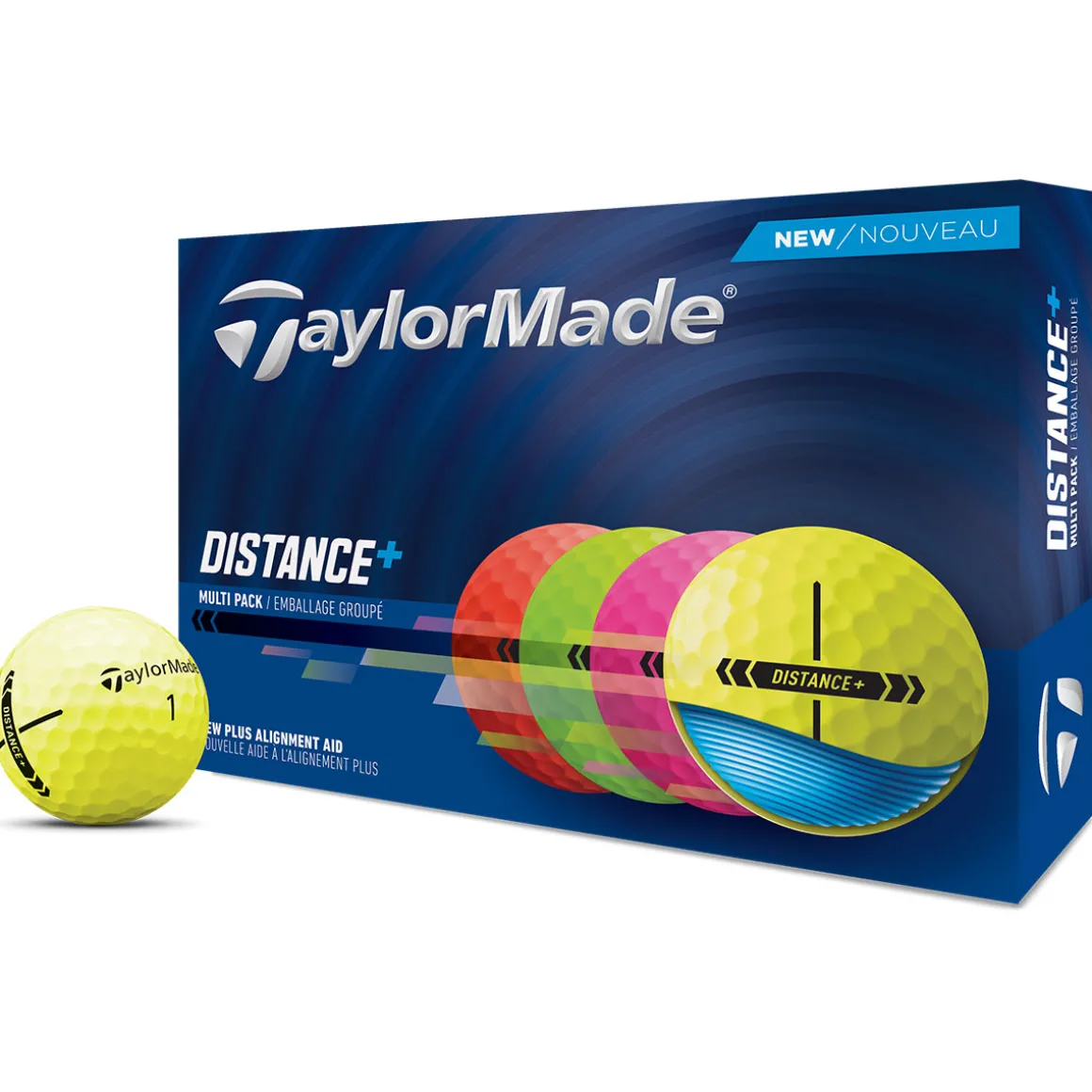 TaylorMade Distance Plus 12 Golf Ball Pack