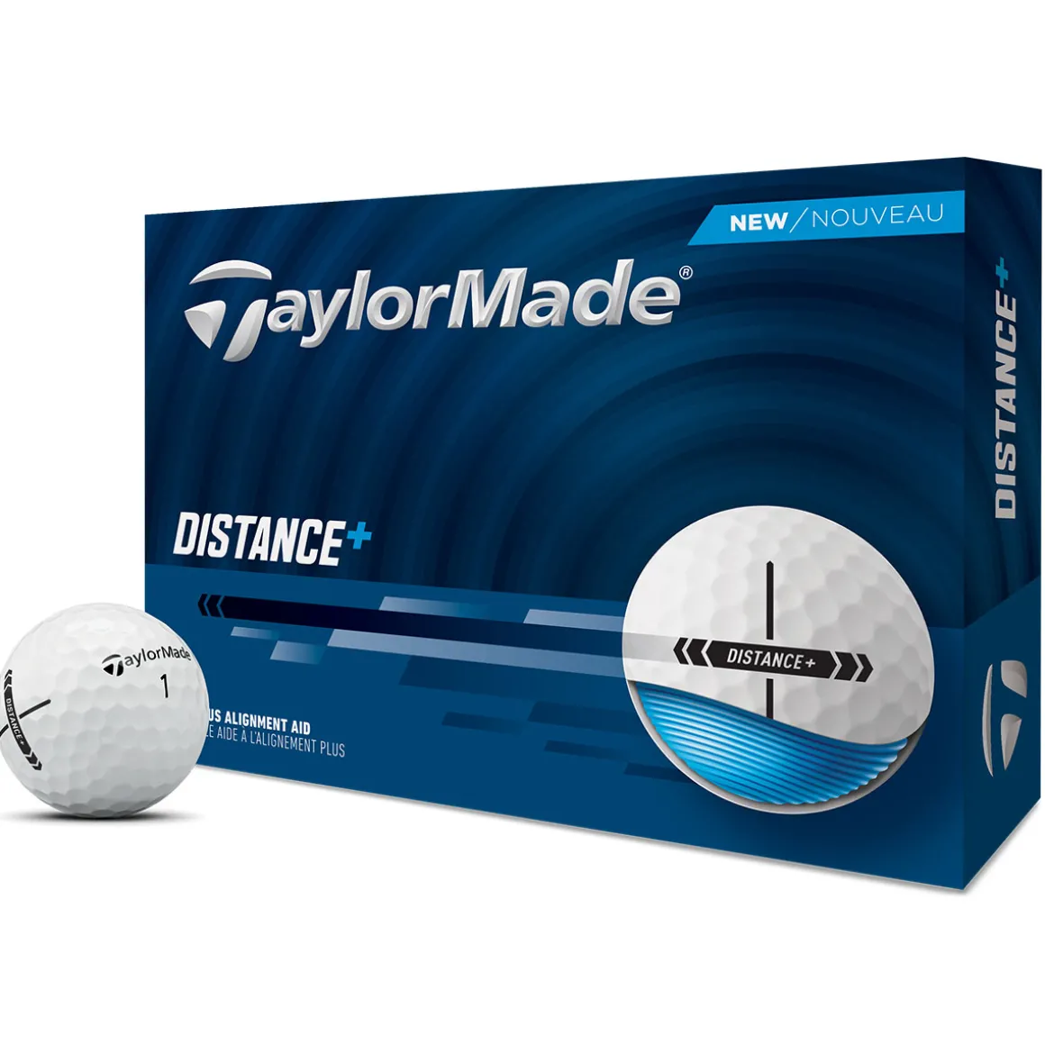 TaylorMade Distance Plus 12 Golf Ball Pack