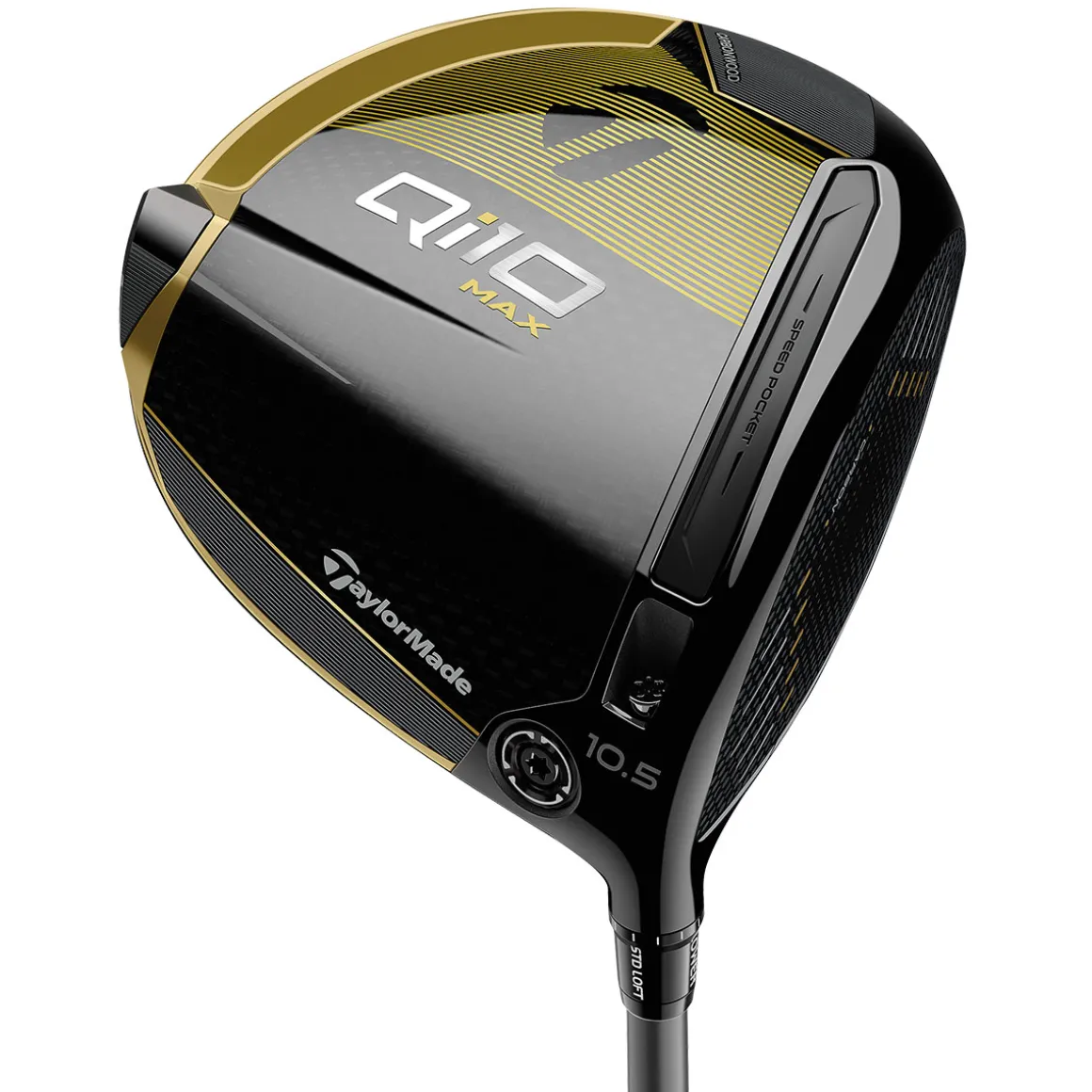 TaylorMade Qi10 Max Designer Series Black Gold Golf Driver