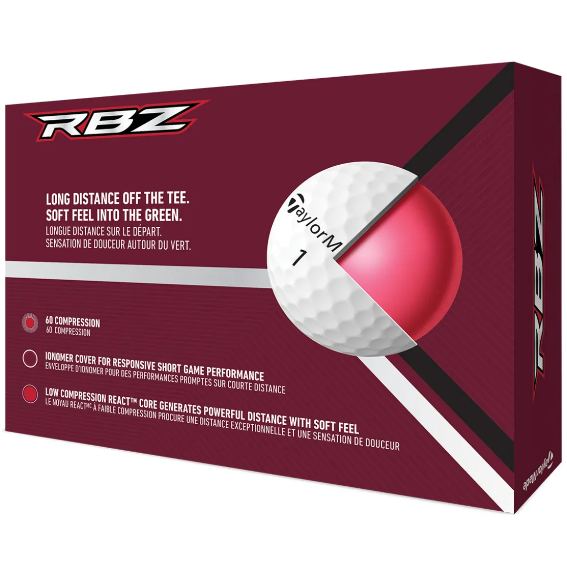 TaylorMade RBZ Distance Soft 12 Golf Ball Pack