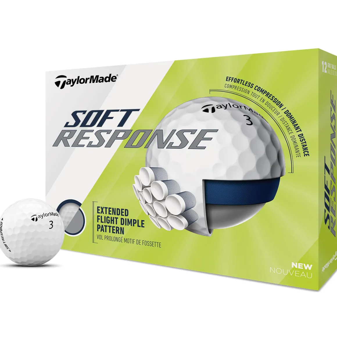 TaylorMade Soft Response 12 Golf Ball Pack