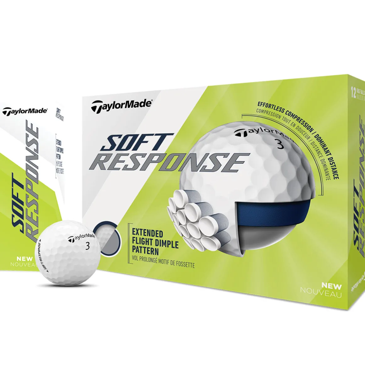 TaylorMade Soft Response 12 Golf Ball Pack