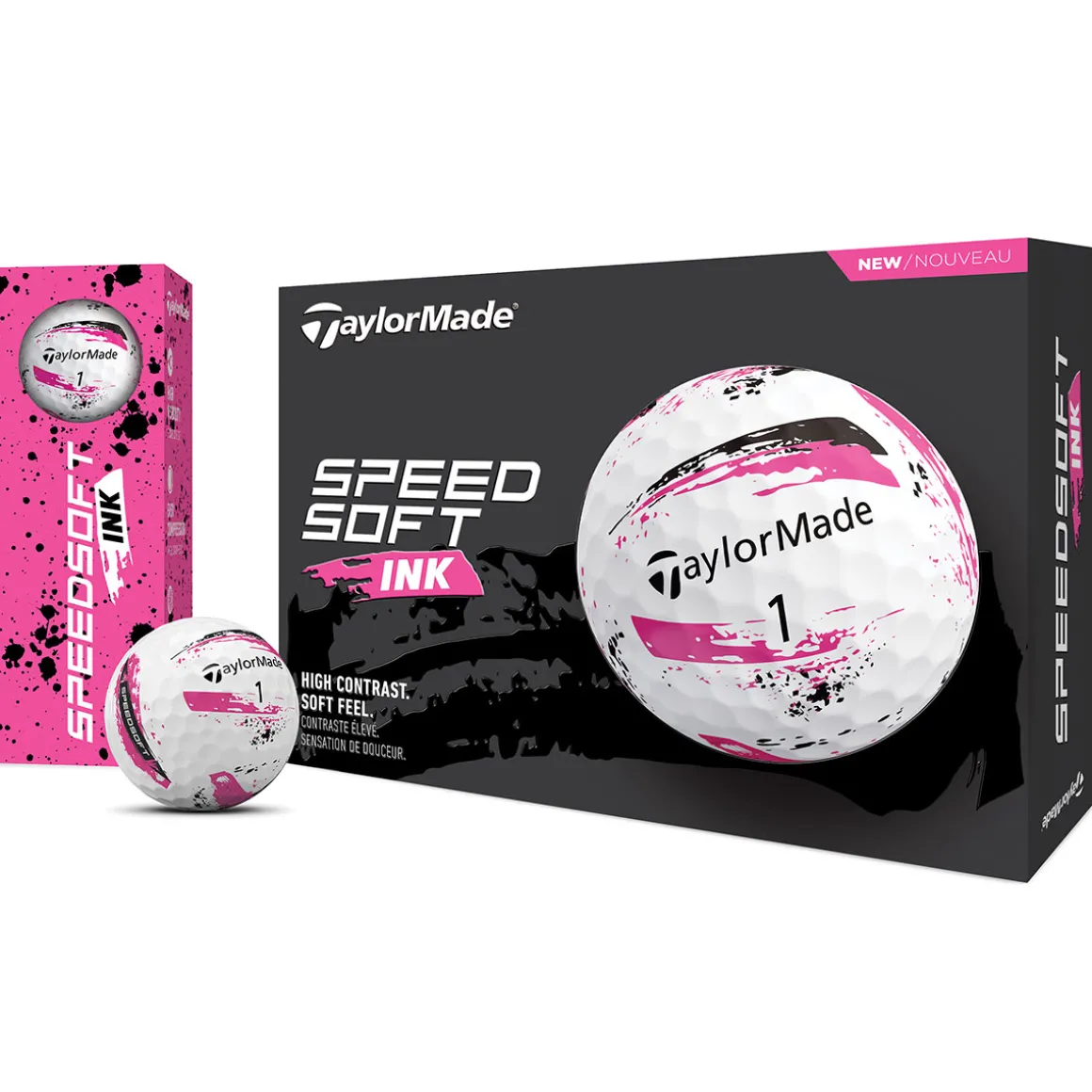 TaylorMade SpeedSoft Ink 12 Golf Ball Pack