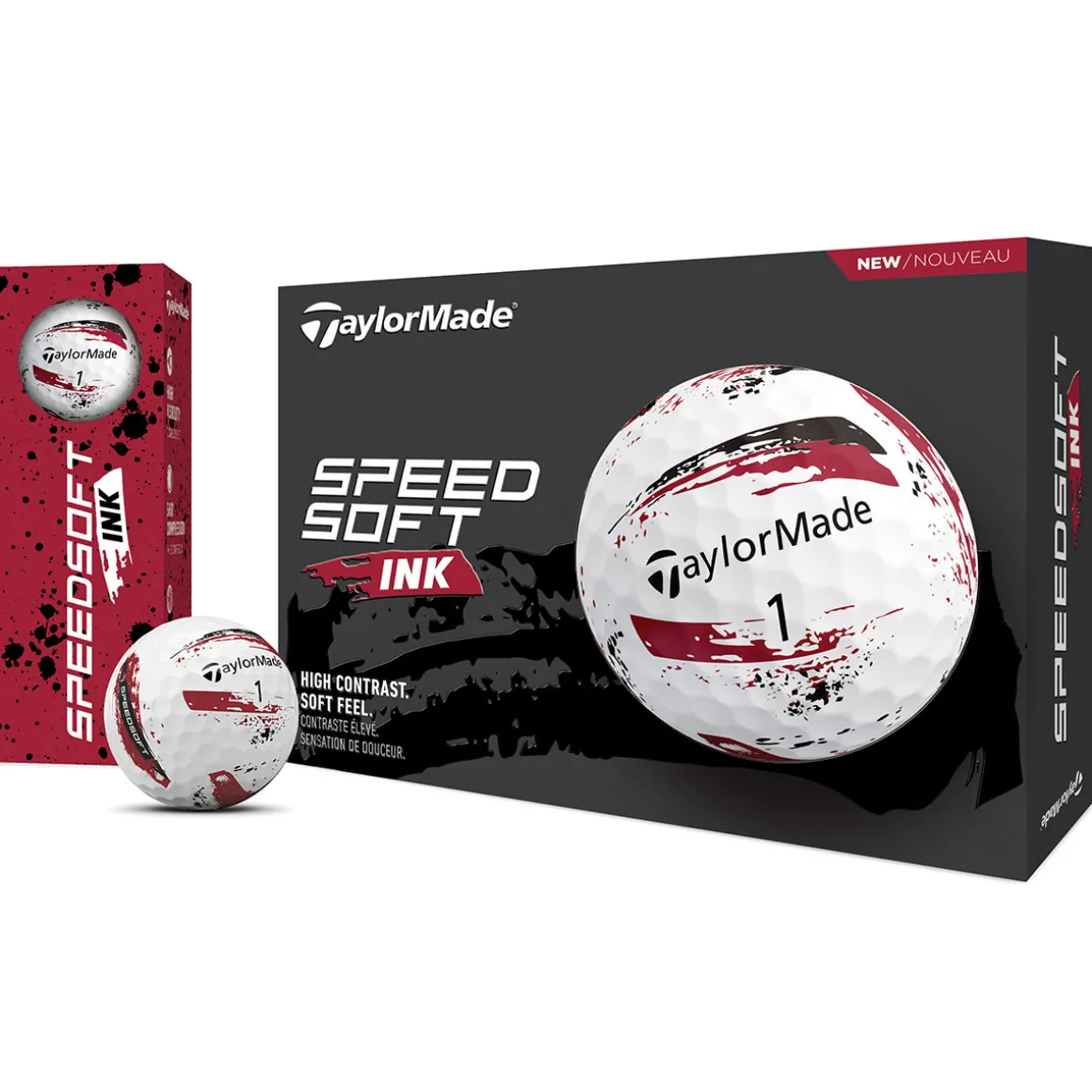 TaylorMade SpeedSoft Ink 12 Golf Ball Pack
