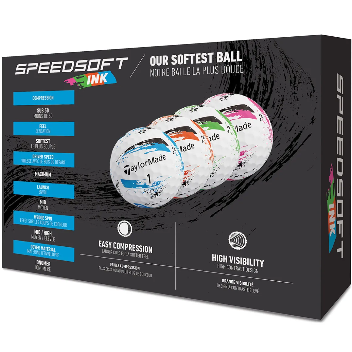 taylormade_speedsoft_ink__13.webp TaylorMade SpeedSoft Ink 12 Golf Ball Pack
