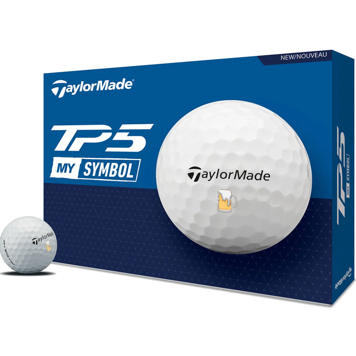 TaylorMade TP5 Beer Symbol 12 Golf Ball Pack