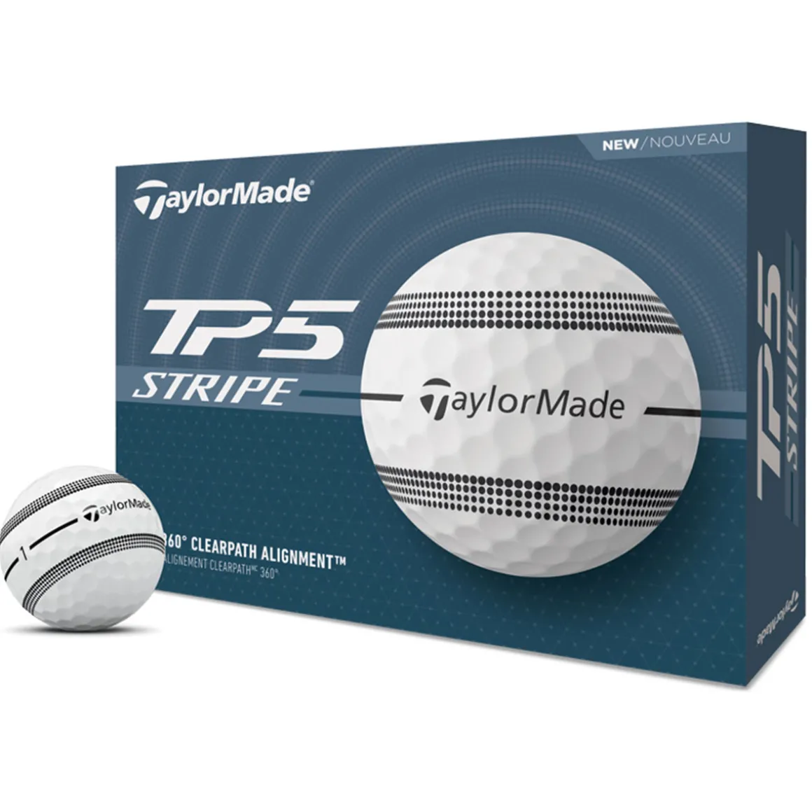 TaylorMade TP5 Stripe 12 Golf Ball Pack