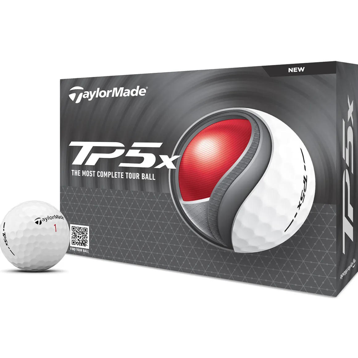 taylormade_tp_x__golf_bal_6-1.webp TaylorMade TP5 X 12 Golf Ball Pack