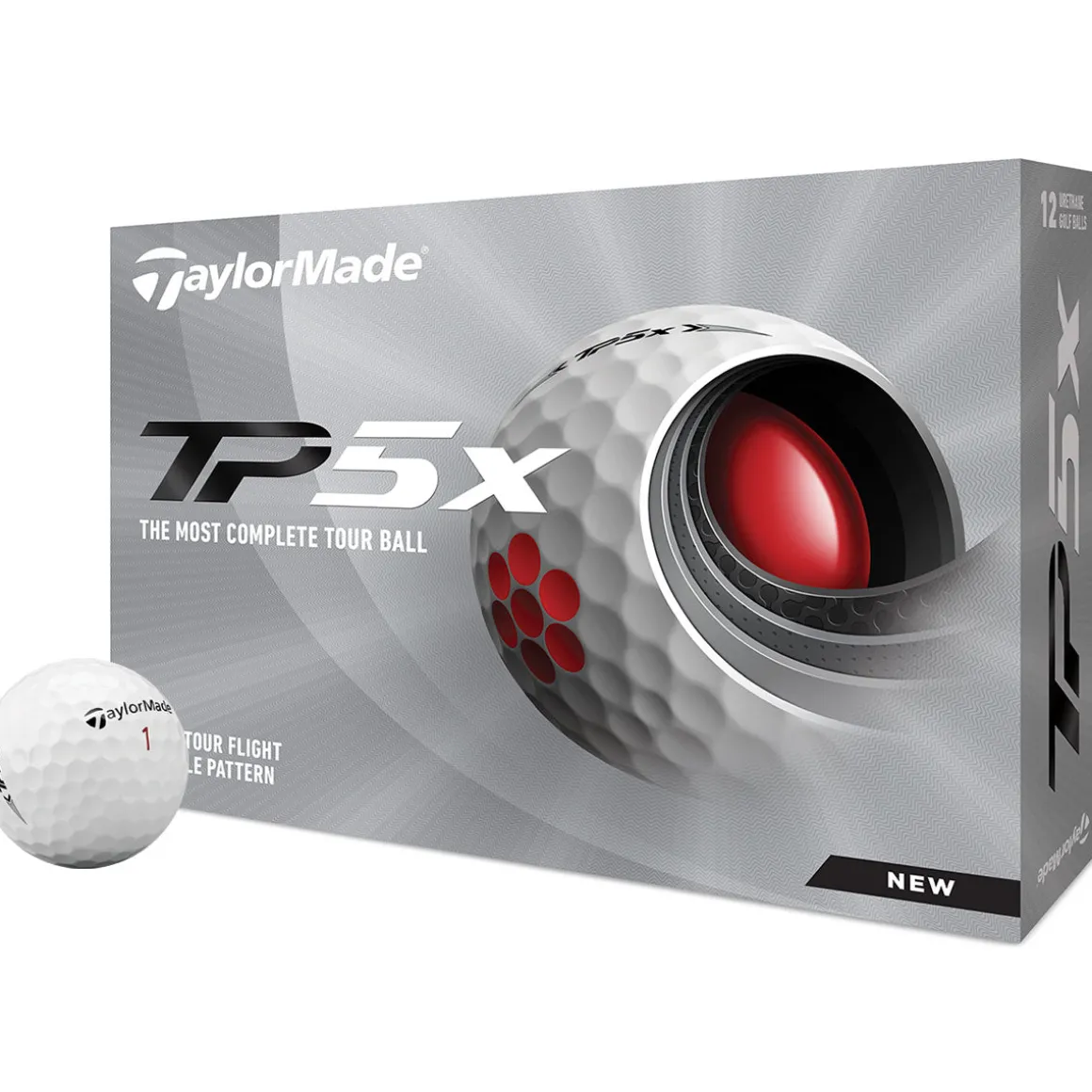 TaylorMade TP5x 12 Golf Ball Pack