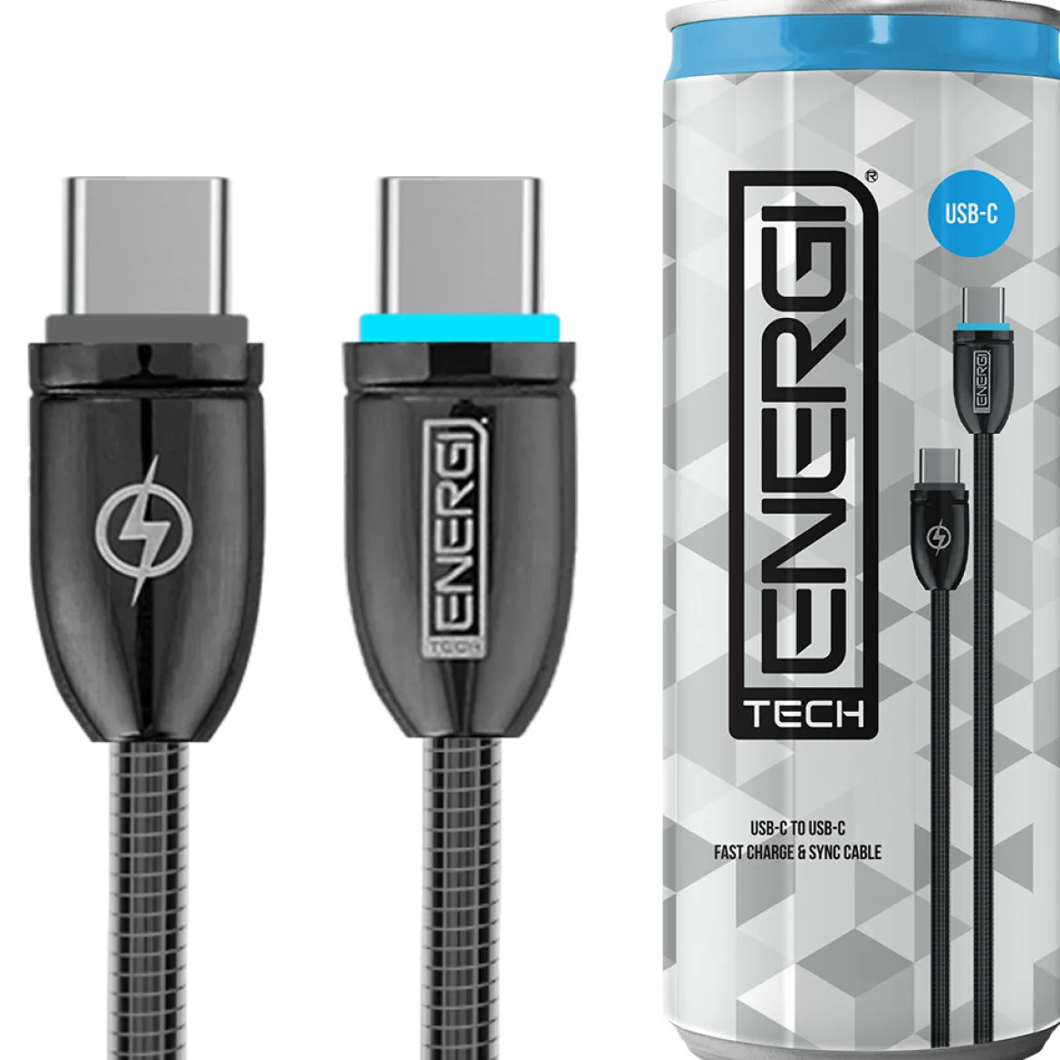 Tech Energi PD USB-C to USB-C 1.2M Cable