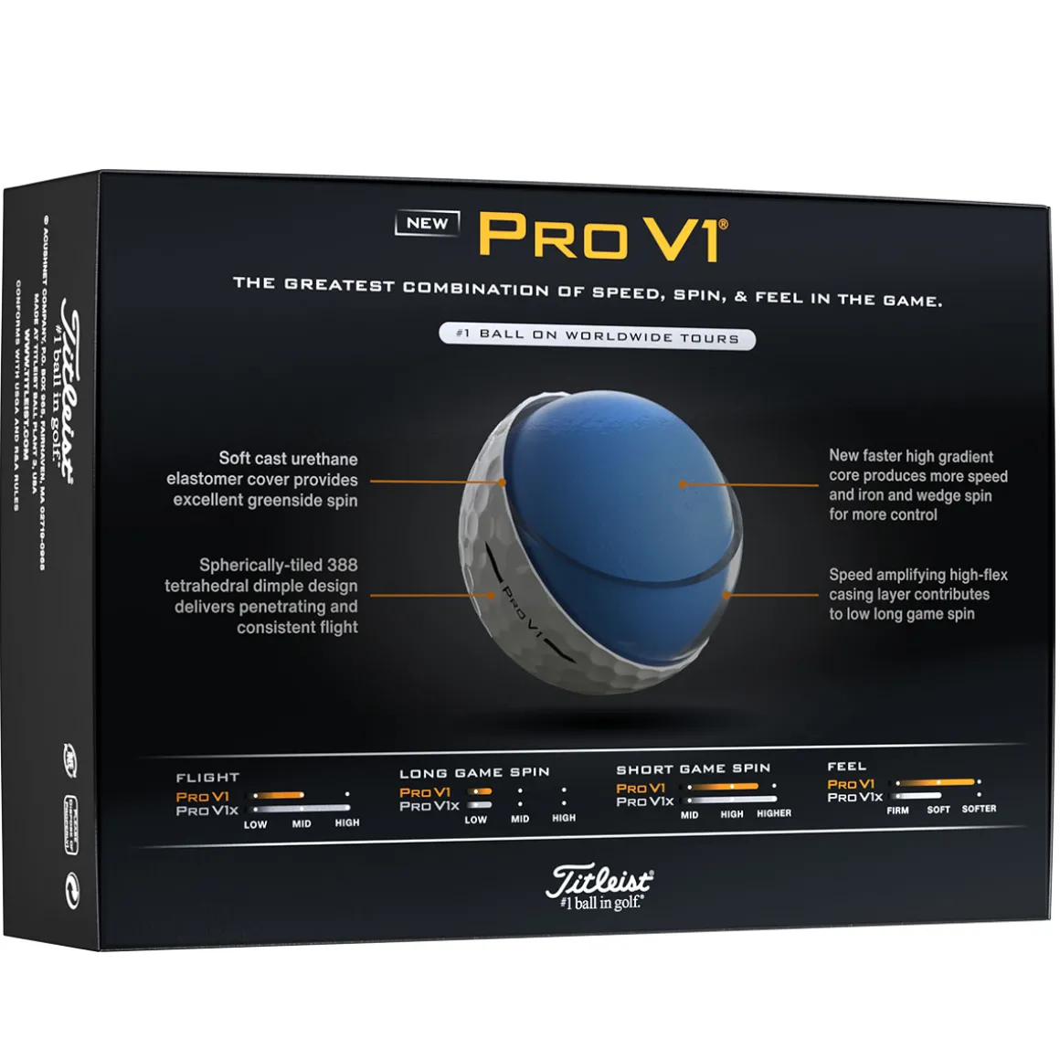 Titleist Pro V1 High Number 12 Golf Ball Pack