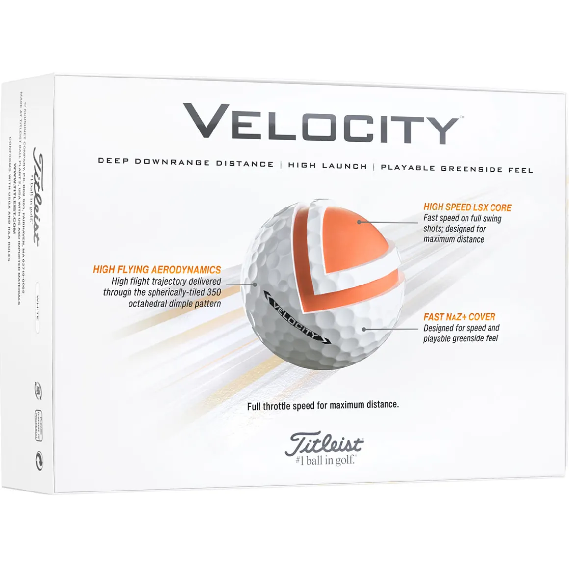 Titleist Velocity 12 Golf Ball Pack