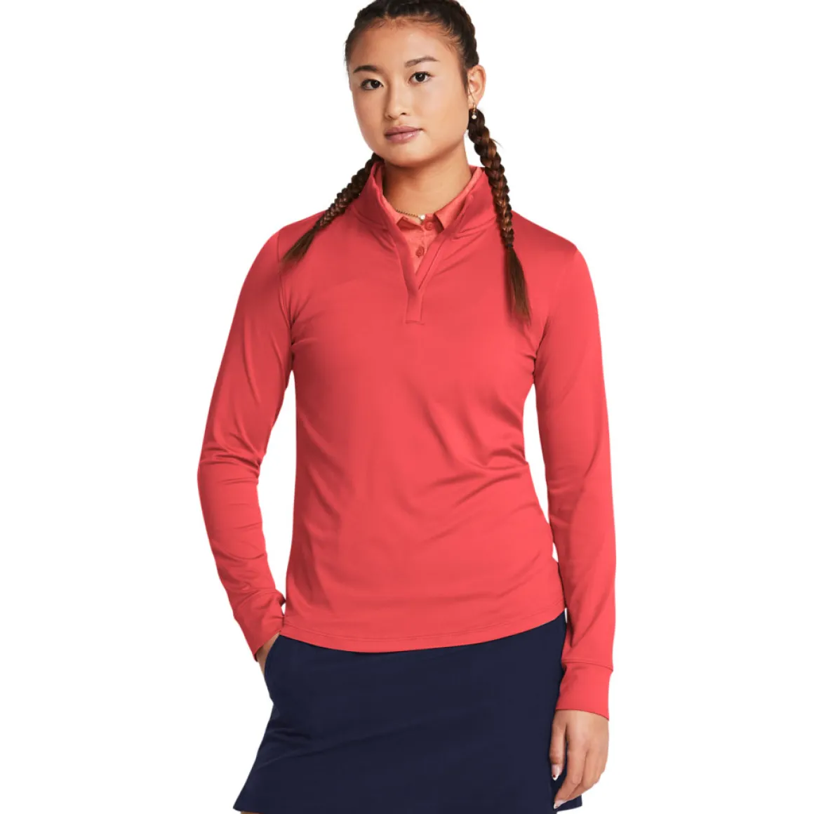 Under Armour Ladies Playoff Quarter Zip Golf Mid Layer