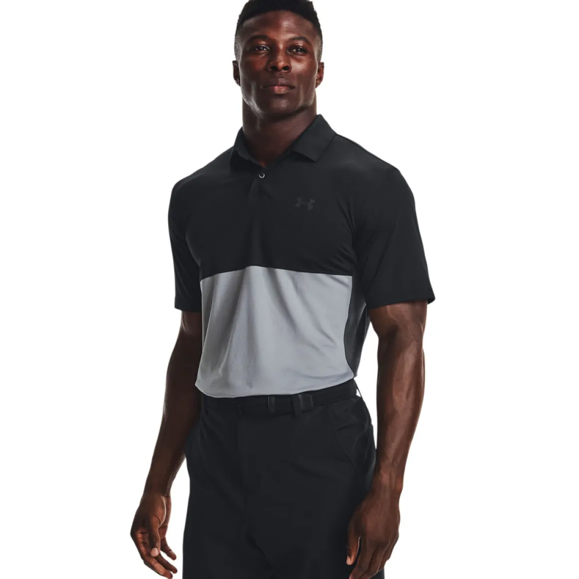 Under Armour Men's Performance Blocked Stretch Golf Polo Shirt