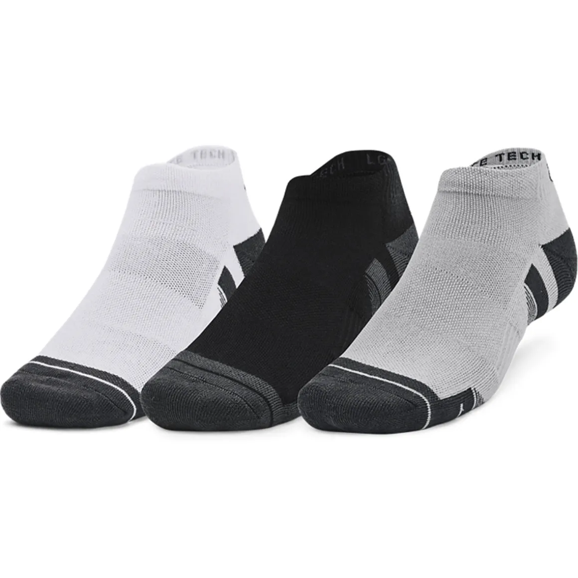 Under Armour Men's Performance Tech Low Cut 3 Pair Pack Golf Socks