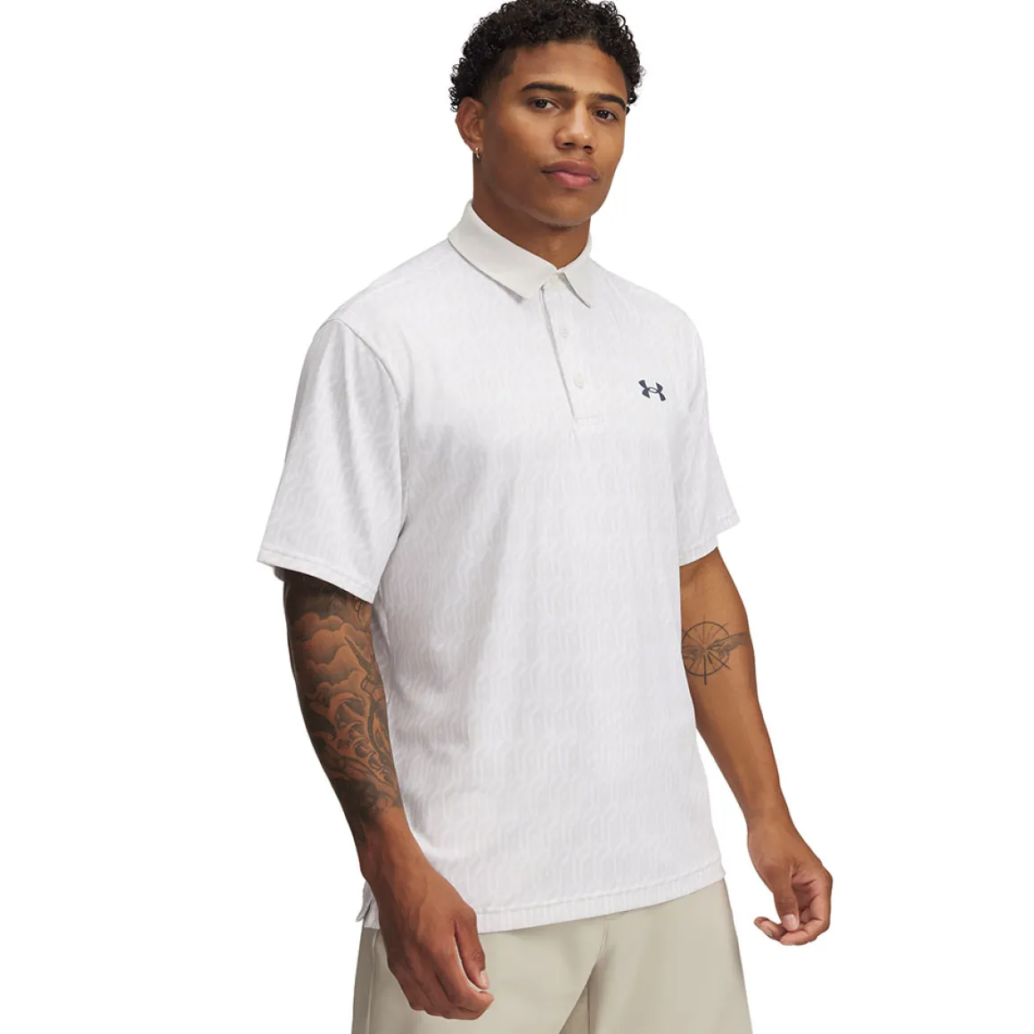 Under Armour Men's Playoff 3.0 Club Cube Golf Polo Shirt