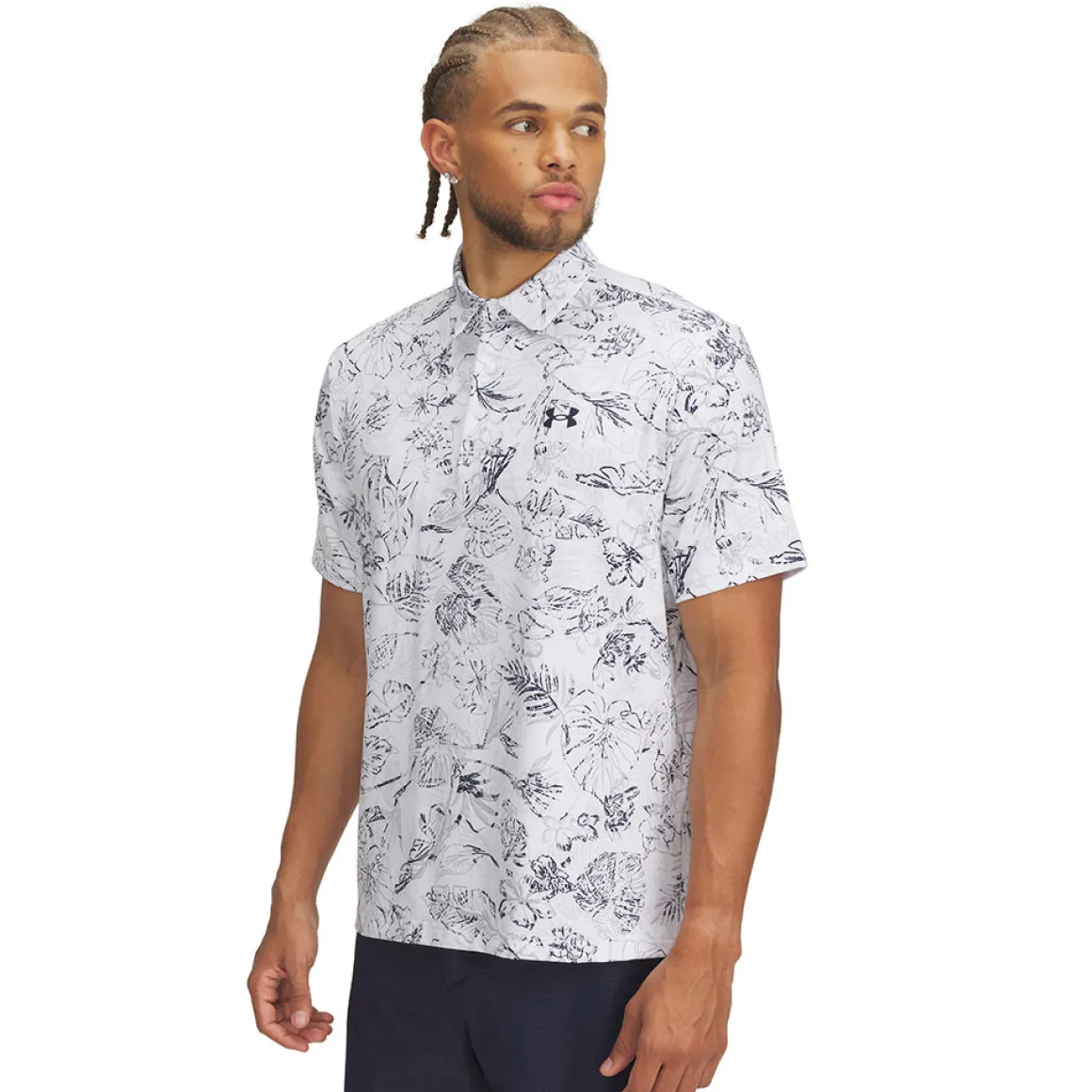 Under Armour Men's Playoff 3.0 Hawaiian Golf Polo Shirt