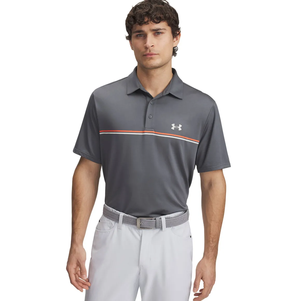 Under Armour Men's Playoff 3.0 Double Stripe Golf Polo Shirt