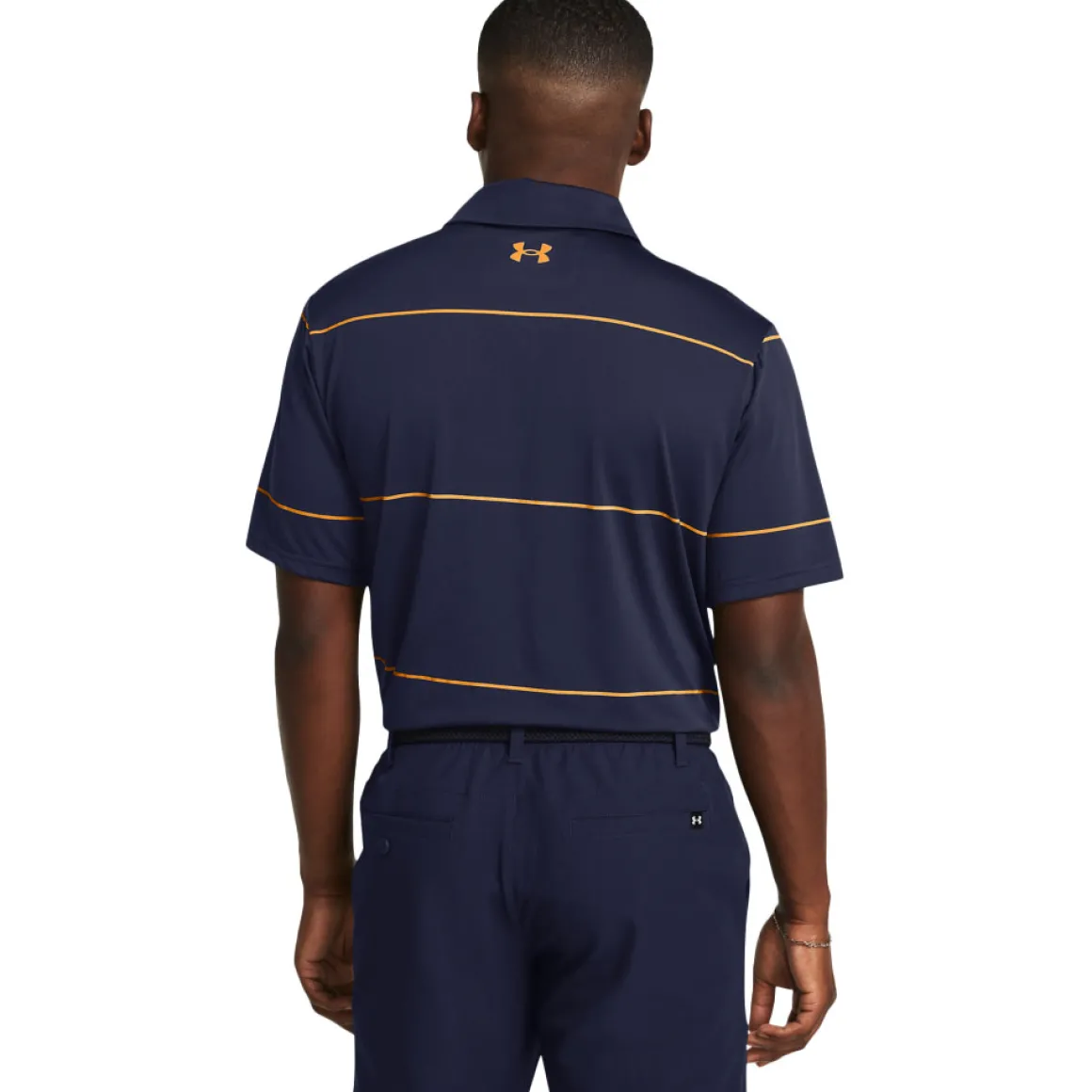Under Armour Men's Playoff 3.0 Club House Stripe Printed Golf Polo Shirt
