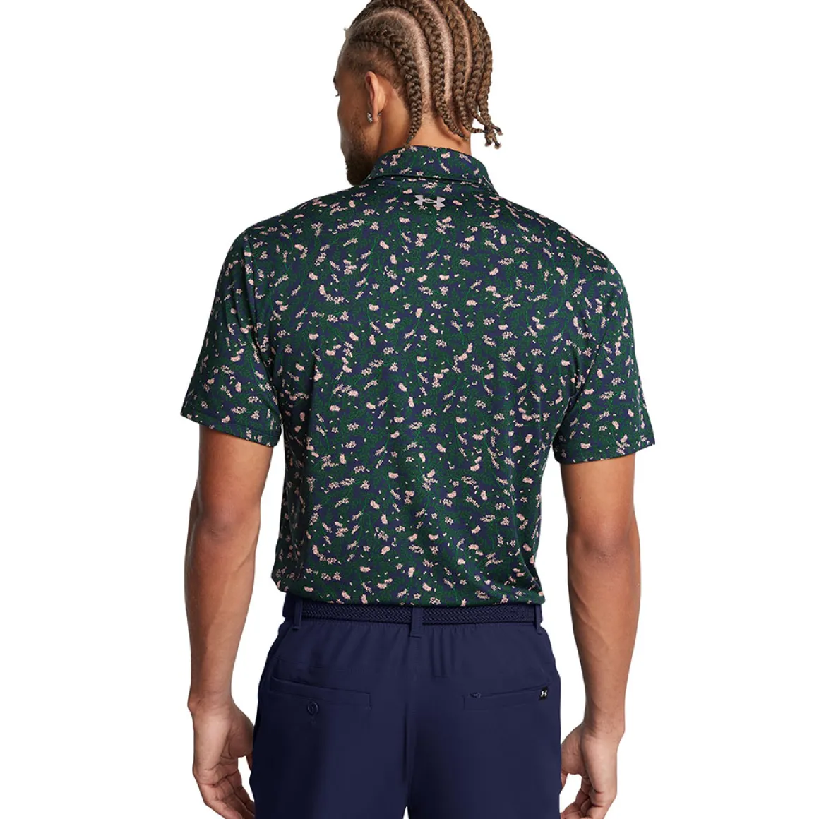 Under Armour Men's Playoff 3.0 Open Floral Printed Golf Polo Shirt