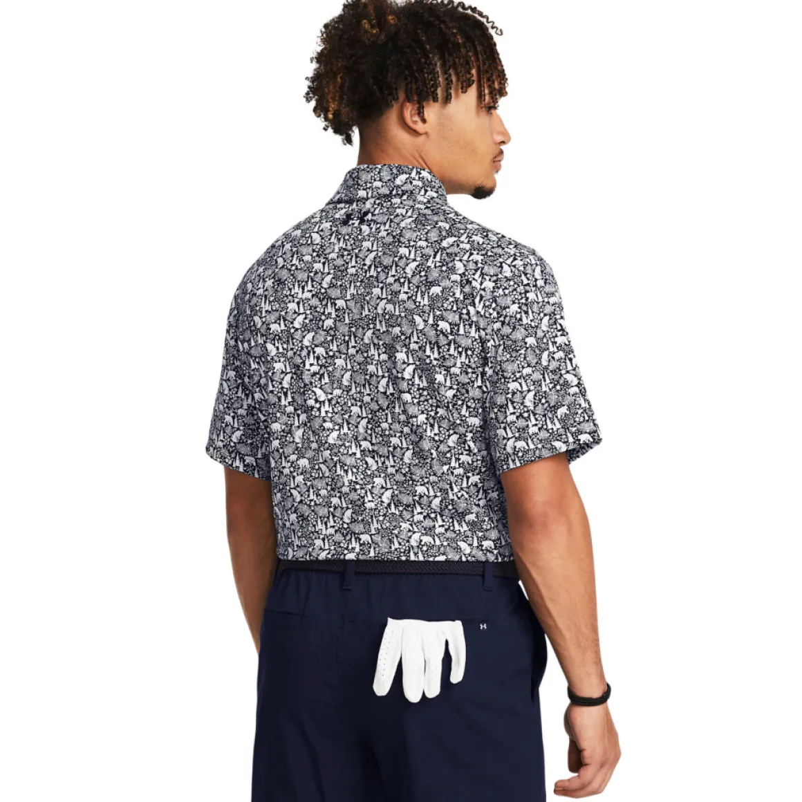 Under Armour Men's Playoff 3.0 Bear Botanic Printed Golf Polo Shirt
