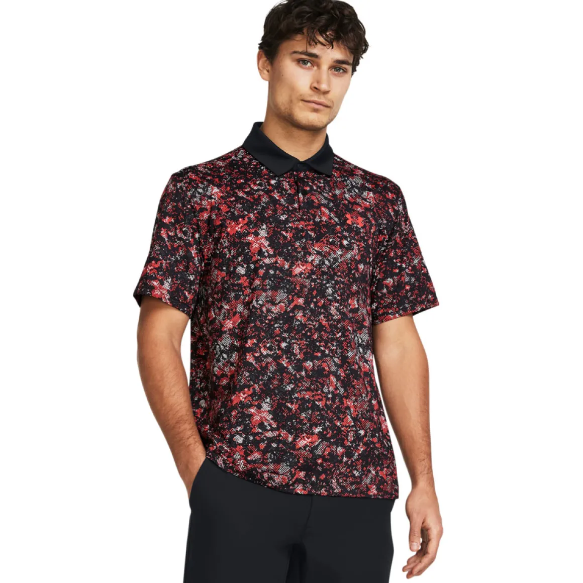 Under Armour Men's T2G Printed Golf Polo Shirt