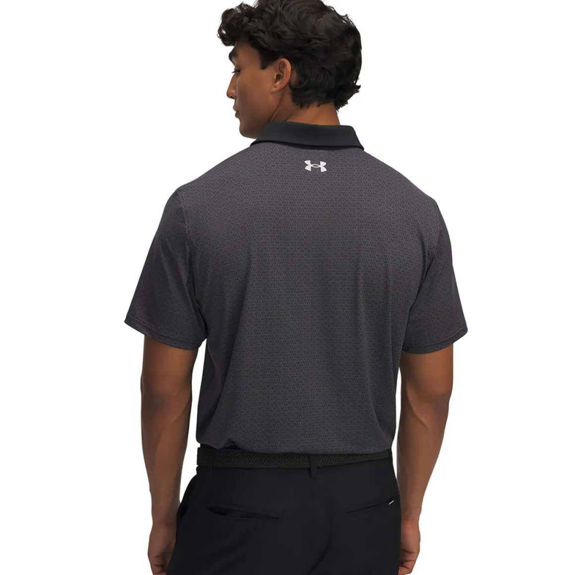 Under Armour Men's T2G Printed Plain Golf Polo Shirt