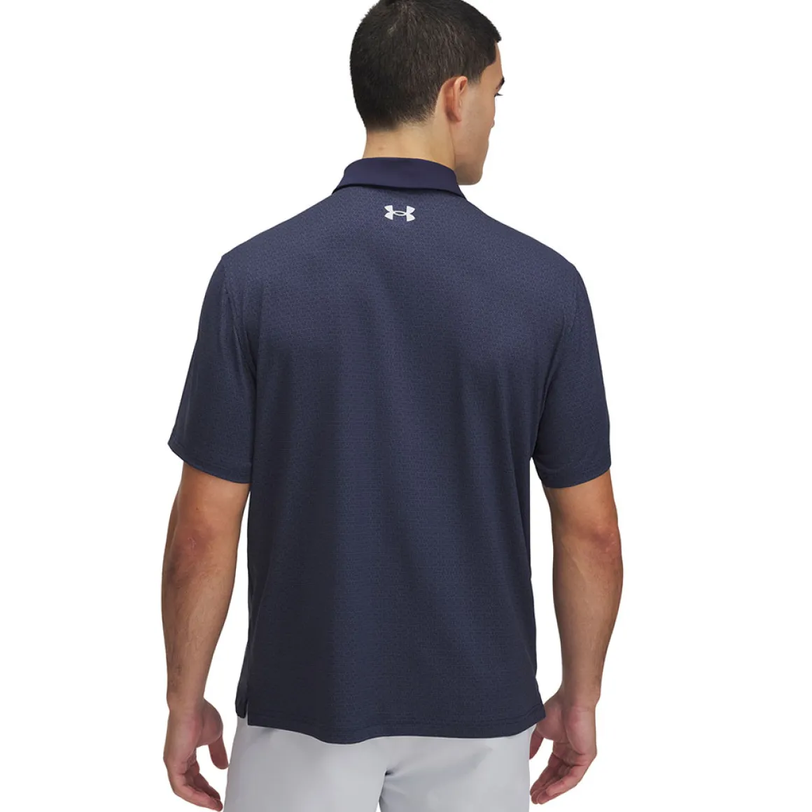 Under Armour Men's T2G Printed Plain Golf Polo Shirt