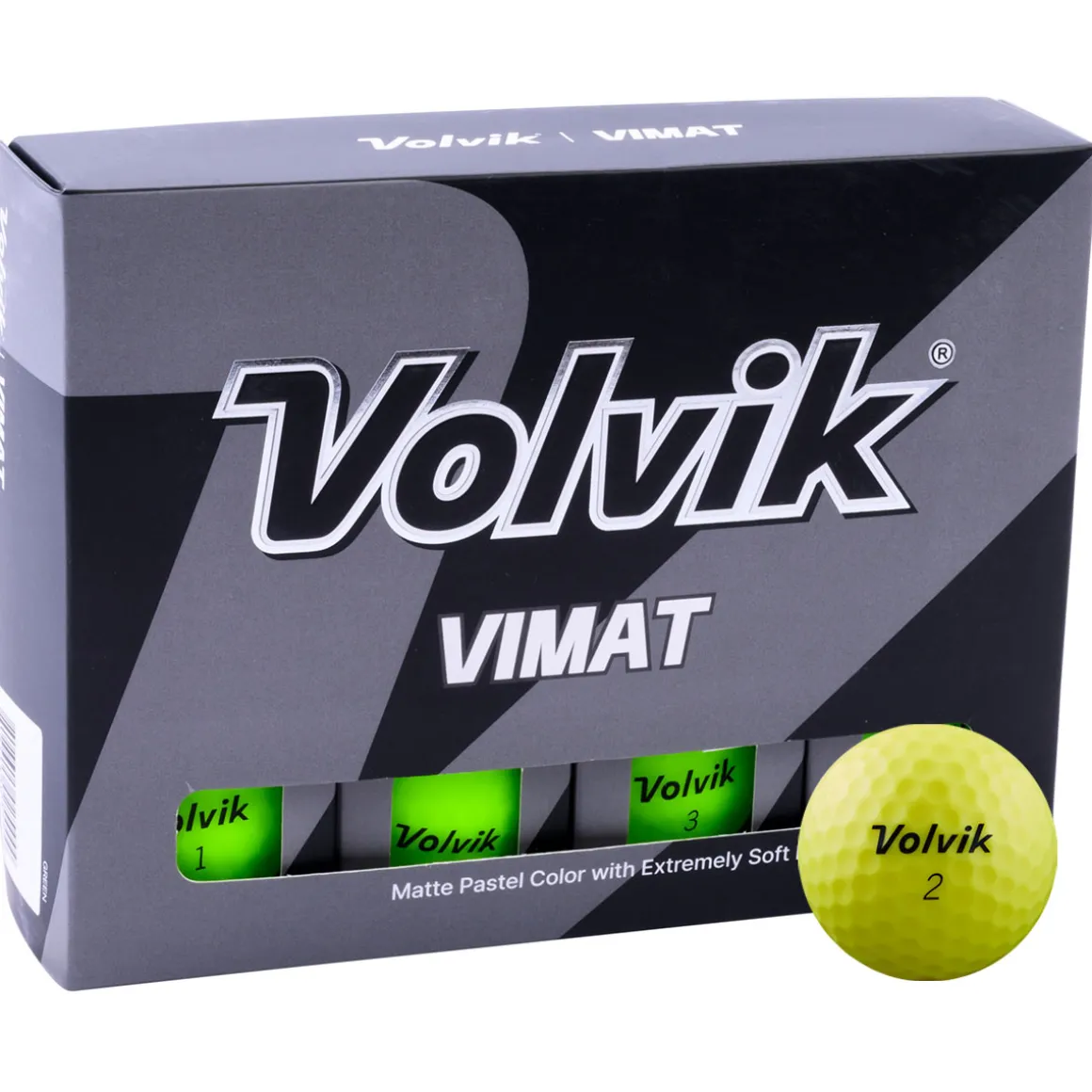volvik_vimat__golf_ball_p_3-4.webp Volvik ViMat 12 Golf Ball Pack