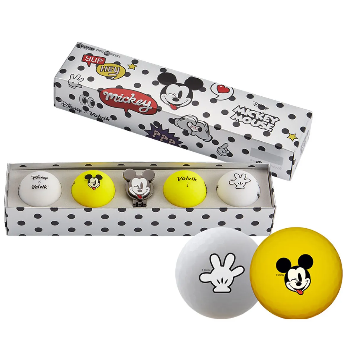 Volvik Vivid Disney 4 Golf Ball Pack