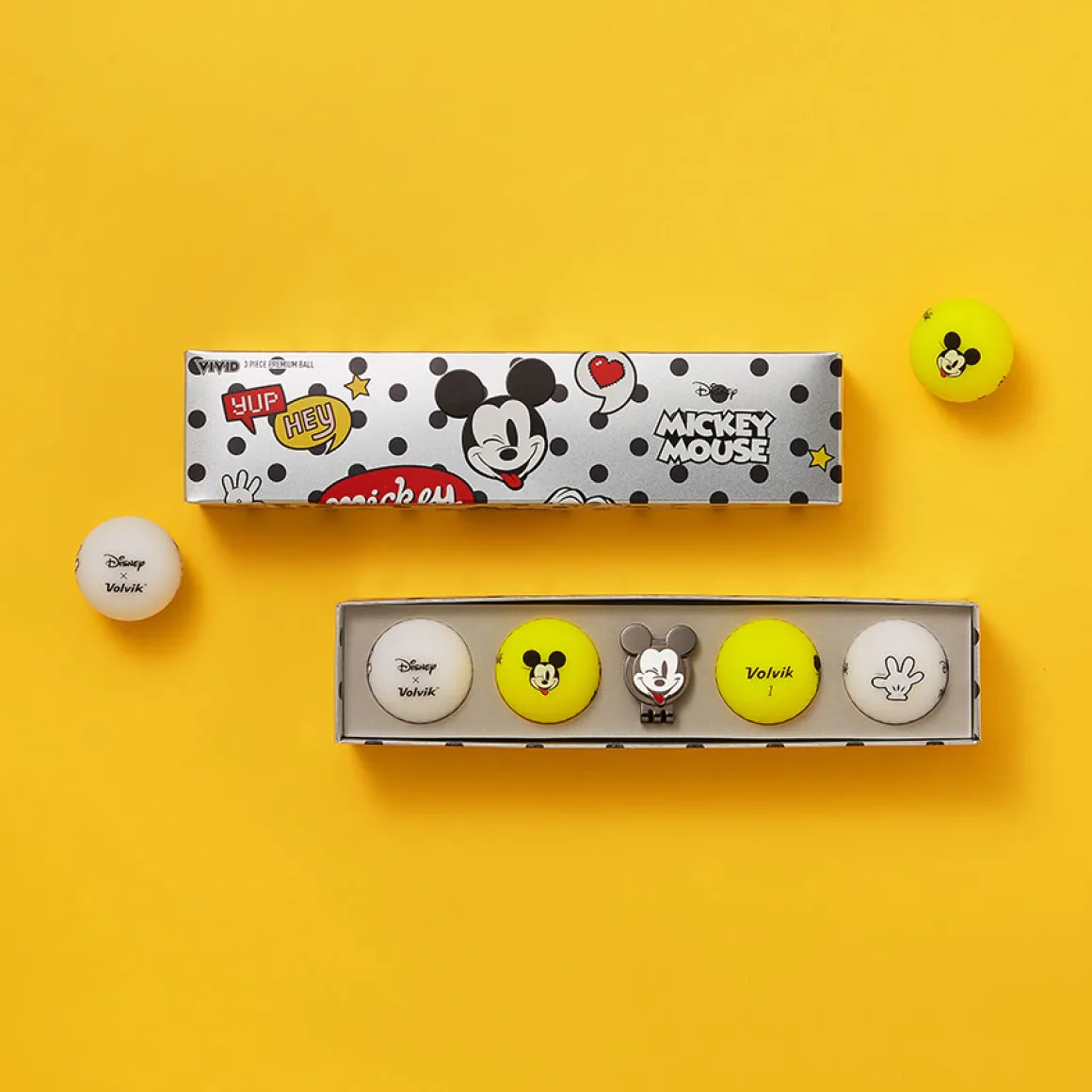 Volvik Vivid Disney 4 Golf Ball Pack