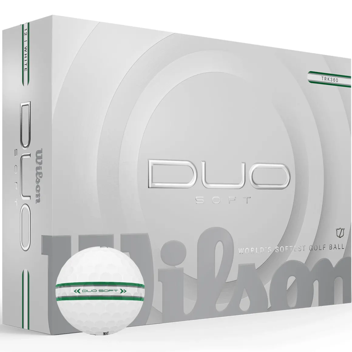 Wilson DUO Soft TRK360 12 Golf Ball Pack