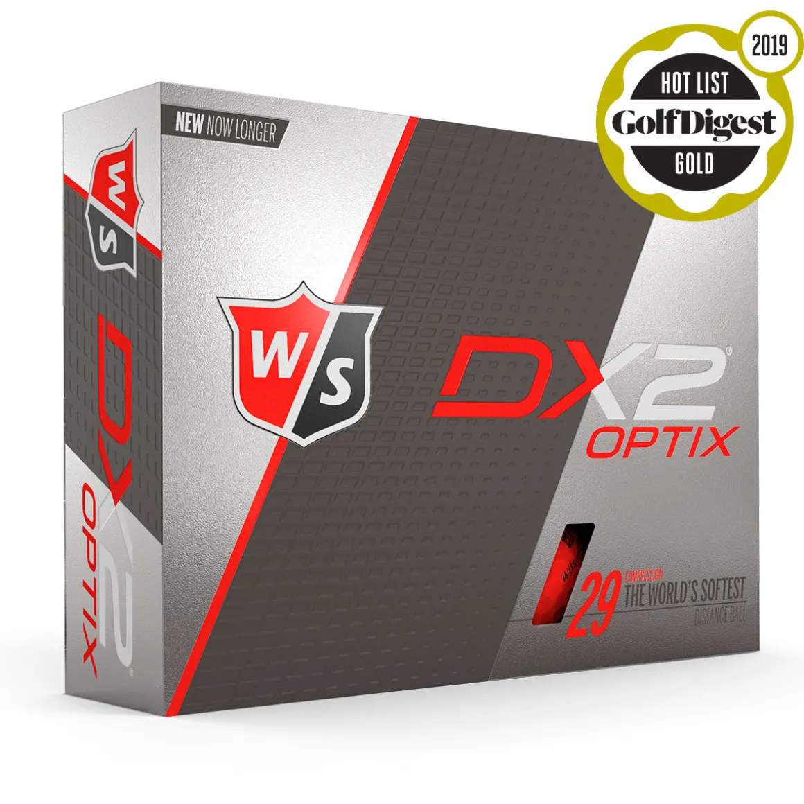 Wilson Staff DX2 Optix 12 Golf Ball Pack