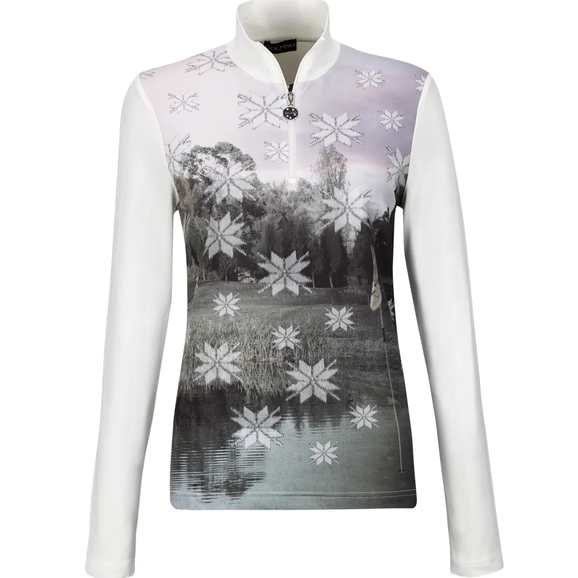 WINTER POWER PRINT TROYER (dry Ladies 108 32    WHT